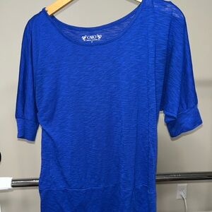 Cato Women's Vibrant Blue Long Sleeve Top